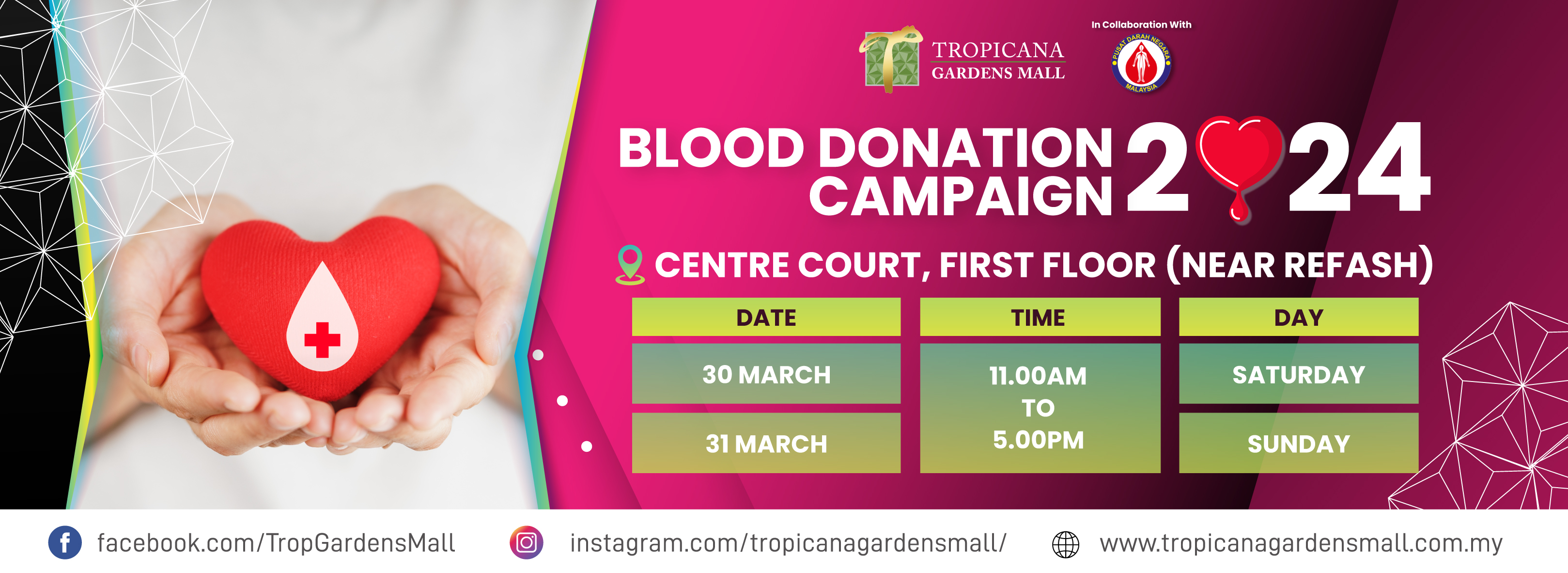 Tropicana Gardens Mall Blood Donation Campaign 2024
