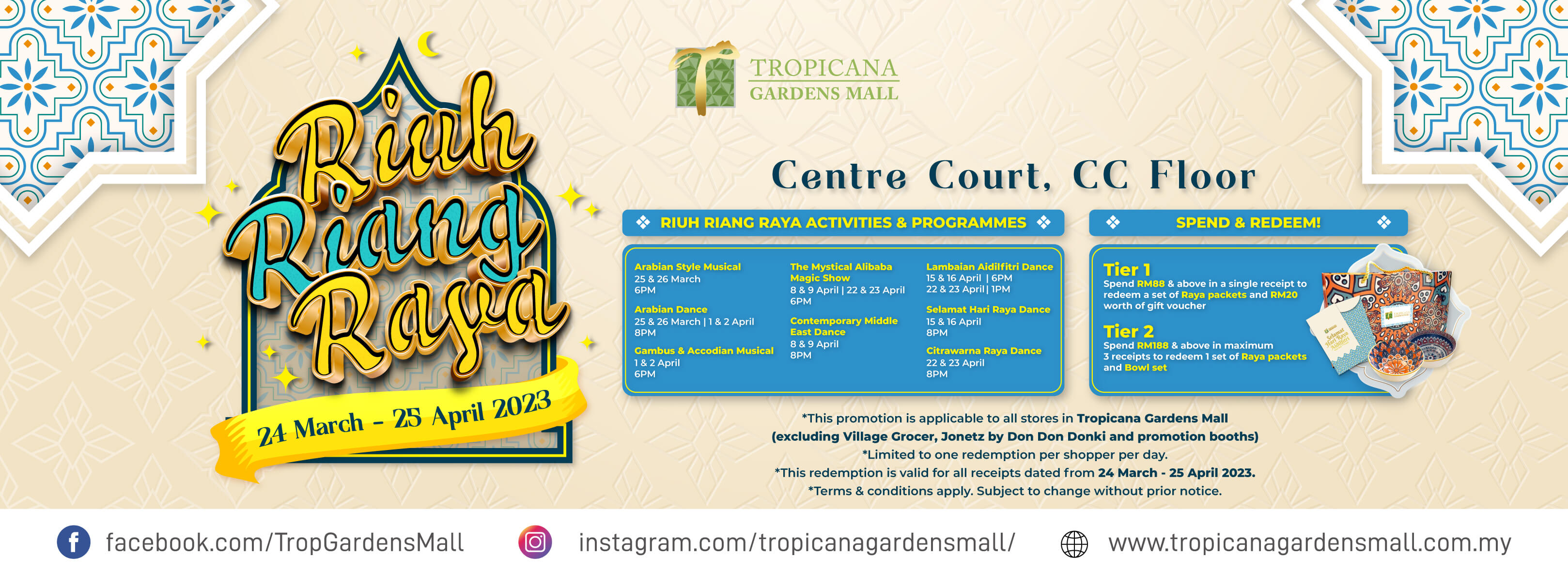 Tropicana Gardens Mall Riuh Riang Raya