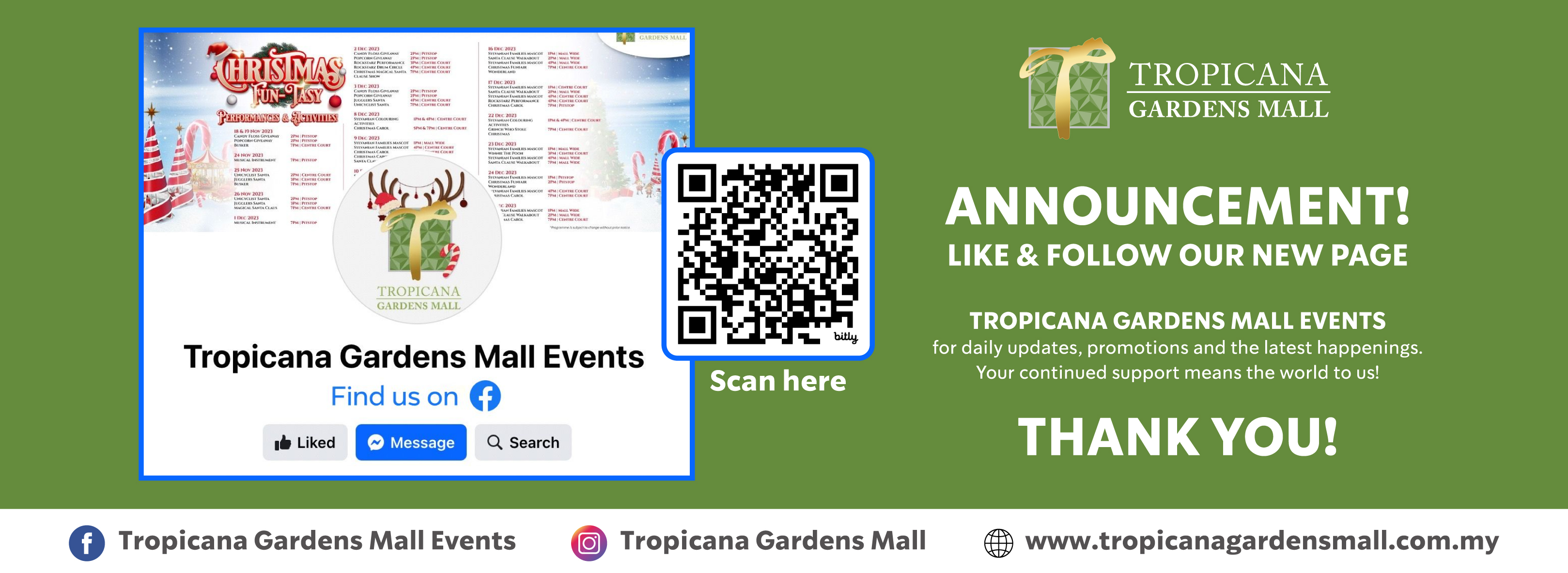 Tropicana Gardens Mall TGM_AnnouncementNewFBPage_SETS_Website TGM