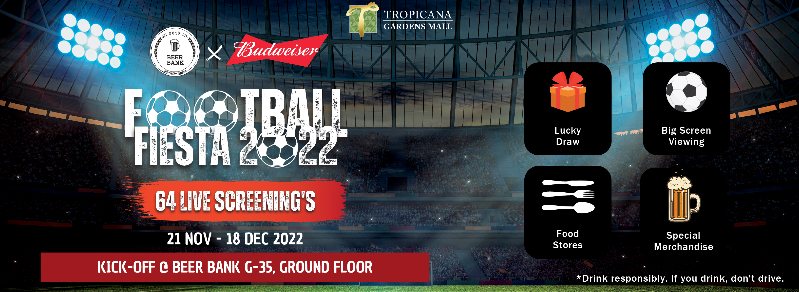 Tropicana Gardens Mall Football Fiesta 2022